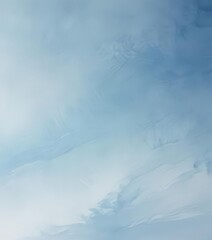 Fototapeta premium Serene light blue watercolor wash, soft brushstrokes, ethereal texture, illustration, peaceful, calm