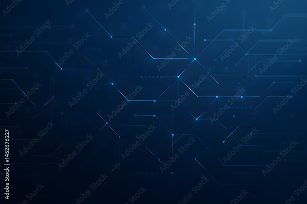 Aufkleber abstract digital connectivity: a sleek, digitally-rendered composition showcasing interconnected lin