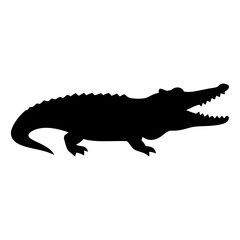 crocodile silhouette design image