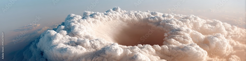 Aufkleber climate crisis visualization ethereal meteorological phenomenon capturing atmospheric transformation