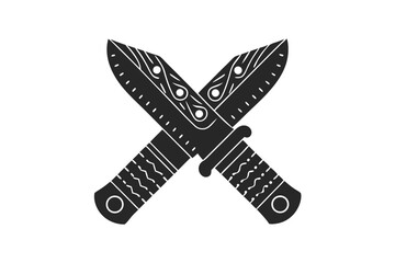 Knife icon silhouette vector illustration