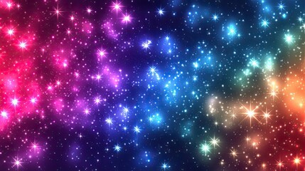 Obraz premium Colorful Galaxy Nebula Background