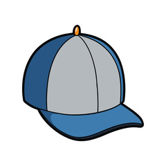Cap vector illustration, stylish headwear design, fashion accessory, sports, and casual wear