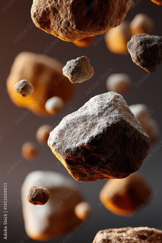 Poster immersive cosmic visualization high-fidelity asteroid fragment for next-gen scientific education and