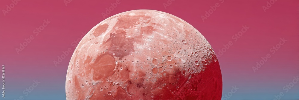 Poster ethereal lunar dreamscape minimalist cosmic capturing surreal moon texture in - digital art and spac