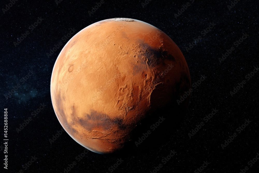 Poster next-gen space exploration ultra-realistic mars visualization bridging scientific research and immer