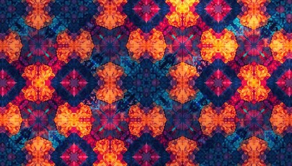 Abstract geometric tapestry pattern, endless repeat, subtle, shape