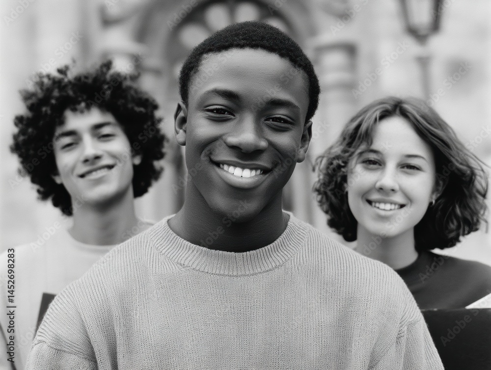 Leinwandbilder next-gen diversity and collaboration empowered young professionals redefining inclusive workplace cu