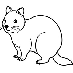 Minimal Vector Art – Quokka Edition