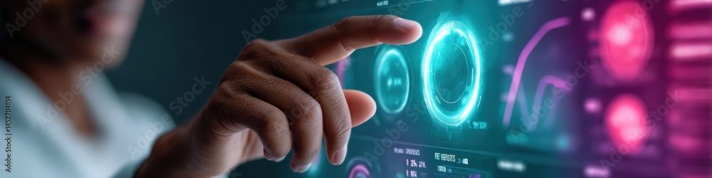 Aufkleber Futuristic AI Marketing Analytics Holographic SEO Performance Dashboard with Interactive Data Visualization for Next-Gen Digital Strategy Optimization