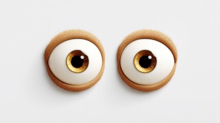 Realistic Toy Eyes Design