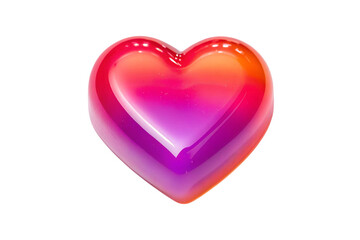 Fototapeta premium Gradient Heart Symbol Floating in Space, Representing Love and Affection