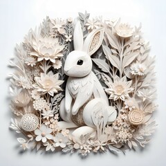 christmas decoration on white background