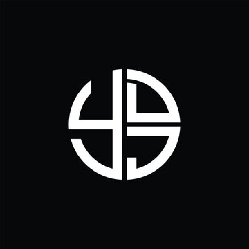 YDJ logo YDJ icon YDJvector YDJ monogram YDJletter YDJminimalist YDJ Circle YDJflat Unique modern flat abstract logo design.