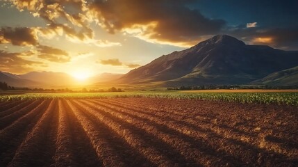 Cover crops growing in a field during the off season Improving