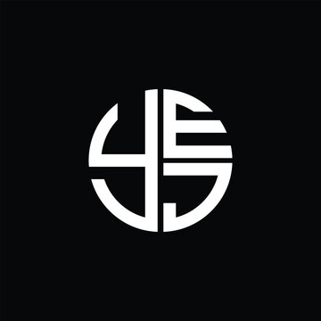 YEJ logo YEJ icon YEJvector YEJ monogram YEJletter YEJminimalist YEJ Circle YEJflat Unique modern flat abstract logo design.