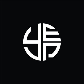 YEP logo YEP icon YEPvector YEP monogram YEPletter YEPminimalist YEP Circle YEPflat Unique modern flat abstract logo design.