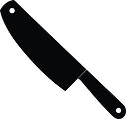 kitchen knife isolated on white