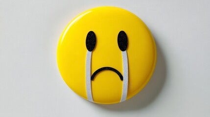 Sad Yellow Smiley Face Icon