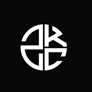 ZKC logo ZKC icon ZKC vector ZKC monogram ZKC letter ZKC minimalist ZKC triangle ZKC flat Unique modern flat abstract logo design.