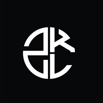 ZKL logo ZKL icon ZKL vector ZKL monogram ZKL letter ZKL minimalist ZKL triangle ZKL flat Unique modern flat abstract logo design.