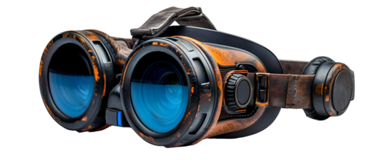 Steampunk VR Headset.