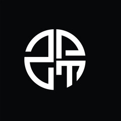 ZPT logo ZPT icon ZPT vector ZPT monogram ZPTletter ZPTminimalist ZPTtriangle ZPTflat Unique modern flat abstract logo design.