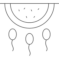 Sperm icon single vector illustration