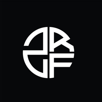 ZRF logo ZRF icon ZRF vector ZRF monogram ZRF letter ZRF minimalist ZRF triangle ZRF flat Unique modern flat abstract logo design.