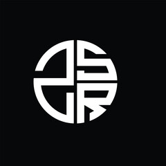 ZSR logo ZSR icon ZSR vector ZSR monogram ZSRletter ZSRminimalist ZSRtriangle ZSRflat Unique modern flat abstract logo design.