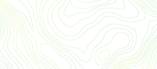 Abstract topographic contour map and geographic mountain relief background design .topography contour map white wave paper and curve mint color lines vector background .