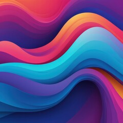 Abstract AI-generated colorful pattern design illustration