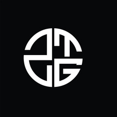 ZTG logo ZTG icon ZTG vector ZTG monogram ZTGletter ZTGminimalist ZTGtriangle ZTGflat Unique modern flat abstract logo design.