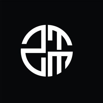 ZTM logo ZTM icon ZTM vector ZTM monogram ZTMletter ZTMminimalist ZTMtriangle ZTMflat Unique modern flat abstract logo design.