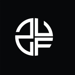ZUF logo ZUF icon ZUF vector ZUF monogram ZUFletter ZUFminimalist ZUFtriangle ZUFflat Unique modern flat abstract logo design.