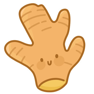 gingerbread man isolated on white