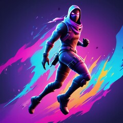 Fototapeta premium Abstract AI-generated colorful pattern design illustration