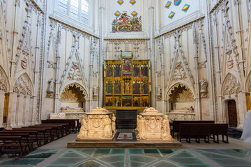 Obraz premium Interiors of Toledo cathedral, Spain
