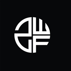 ZWF logo ZWF icon ZWF vector ZWF monogram ZWFletter ZWFminimalist ZWFtriangle ZWFflat Unique modern flat abstract logo design.