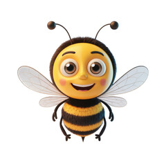 Charming Insect Character With Large Eyes And Smiling Face On Transparent Background 