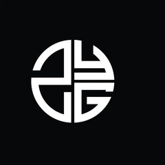 ZYG logo ZYG icon ZYG vector ZYG monogram ZYGletter ZYGminimalist ZYGtriangle ZYGflat Unique modern flat abstract logo design.