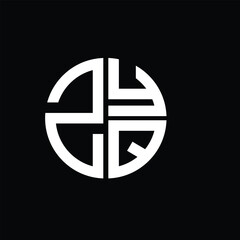 ZYQ logo ZYQ icon ZYQ vector ZYQ monogram ZYQletter ZYQminimalist ZYQtriangle ZYQflat Unique modern flat abstract logo design.