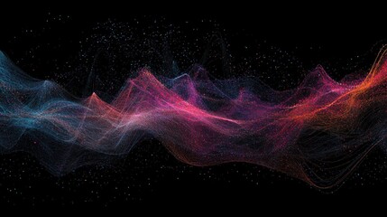 Obraz premium minimal networking technology background big data connectivity software development wallpaper
