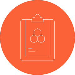 Clipboard icon single vector illustration