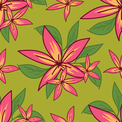 Obraz premium seamless floral pattern