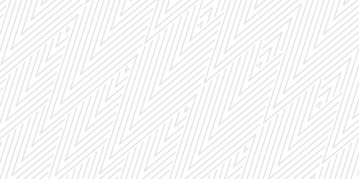 Seamless background in monochrome, Vector, zigzag, repeating patterns.
