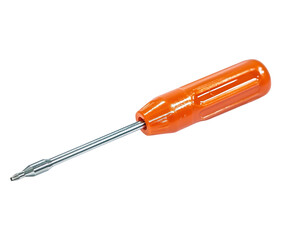 Soaked in the context of the orange screwdriver on Png Format and Transparent Background