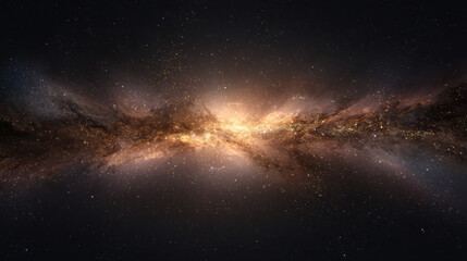 Fototapeta premium Deep Space Galaxy and Outer Space Backgrounds with Stars, Planets, Nebulae, and Copy Space — Perfect for Sci-fi, Astronomy and Futuristic Projects