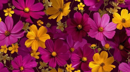 Obraz premium Colorful Floral Pattern Design