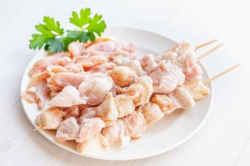 串に刺したぼんじり